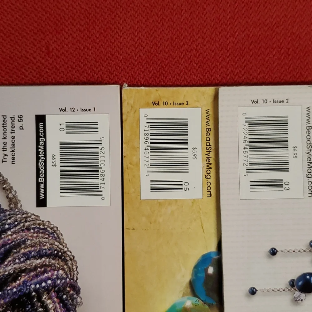 3 issues 'Bead Style March and May 2012 January 2014 crafting DIY Jewelry